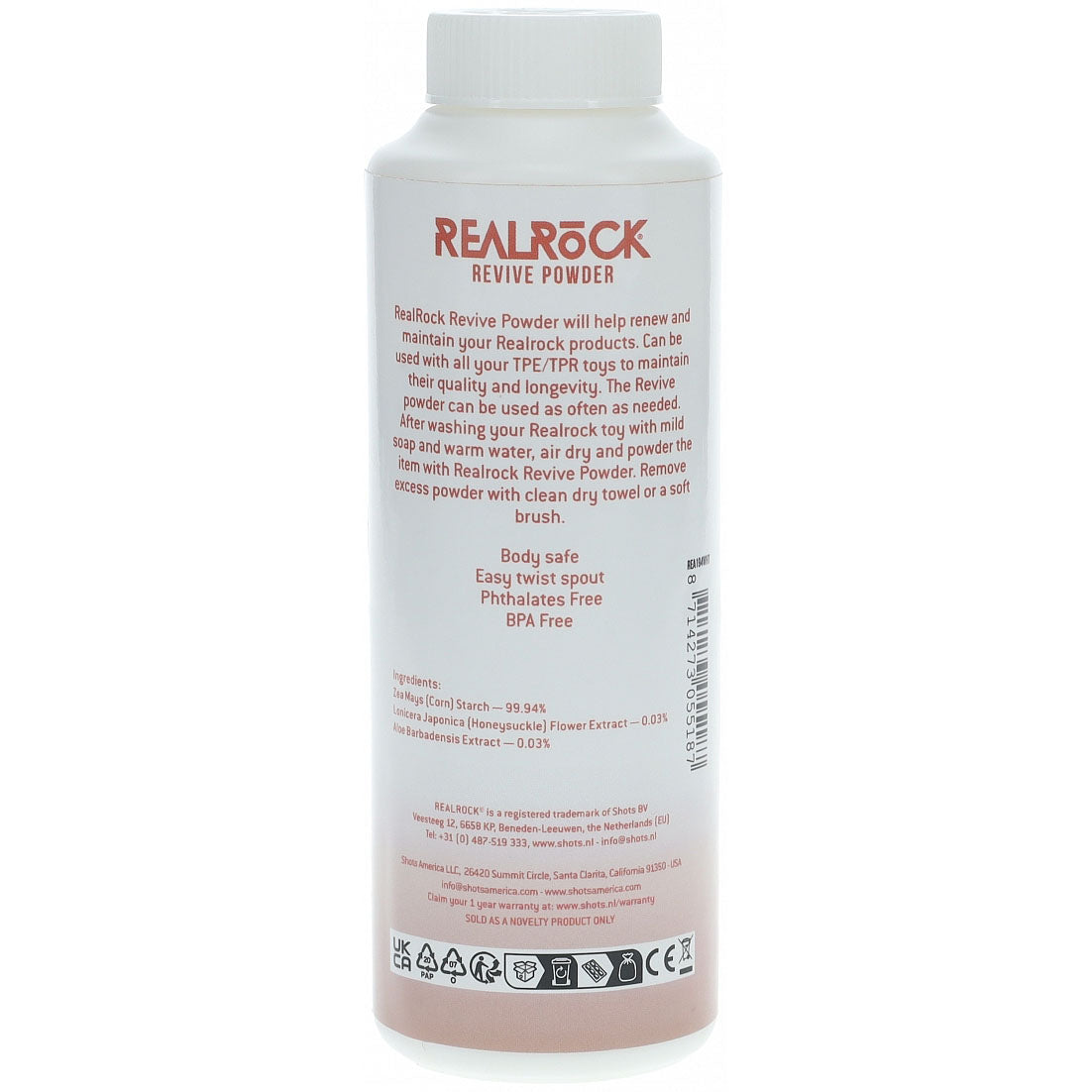 REALROCK Revive - Reviving Powder - Refreshing Powder - 114 grams - Naughty by Nature Adult Store