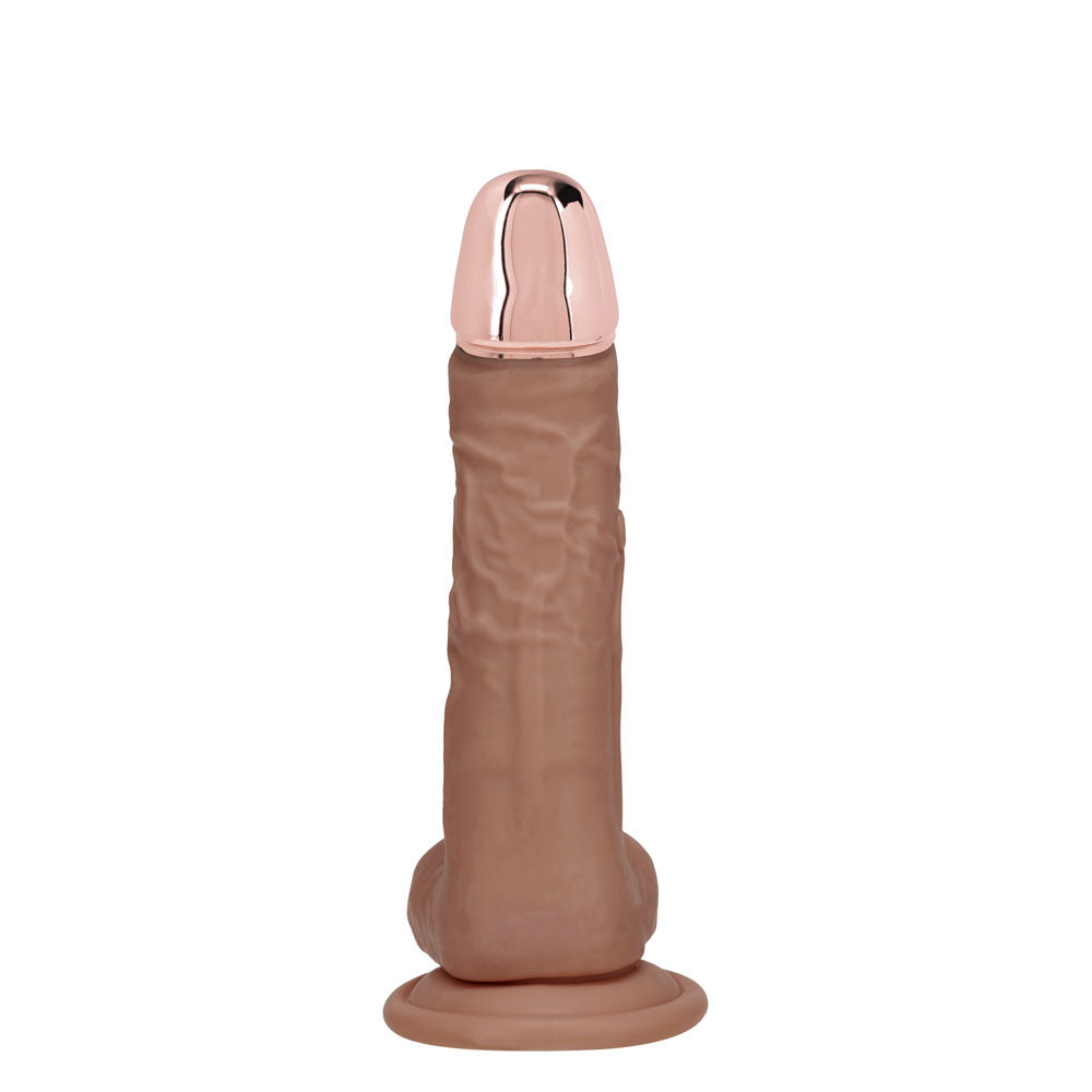 RealRock Metal Head 6 Inch Dildo Vibrating Wireless Remote