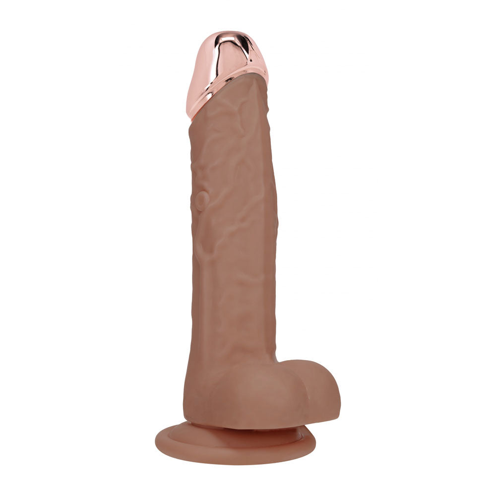 REALROCK Metal Head 8'' Rechargeable Dildo - Wireless Remote