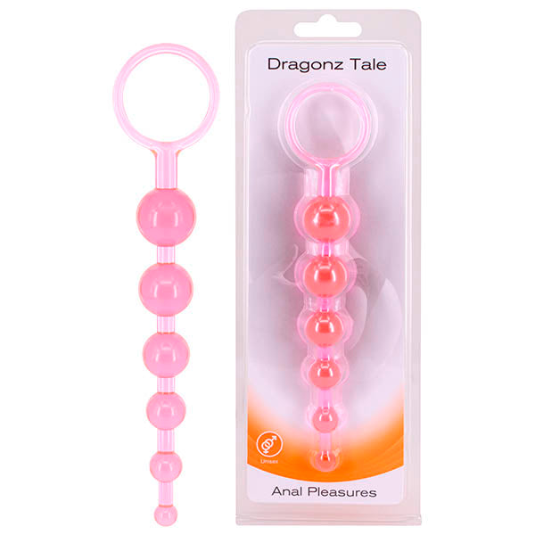 Seven Creations Dragonz Tale - Pink 20.5 cm Anal Beads - Naughty by Nature Adult Store