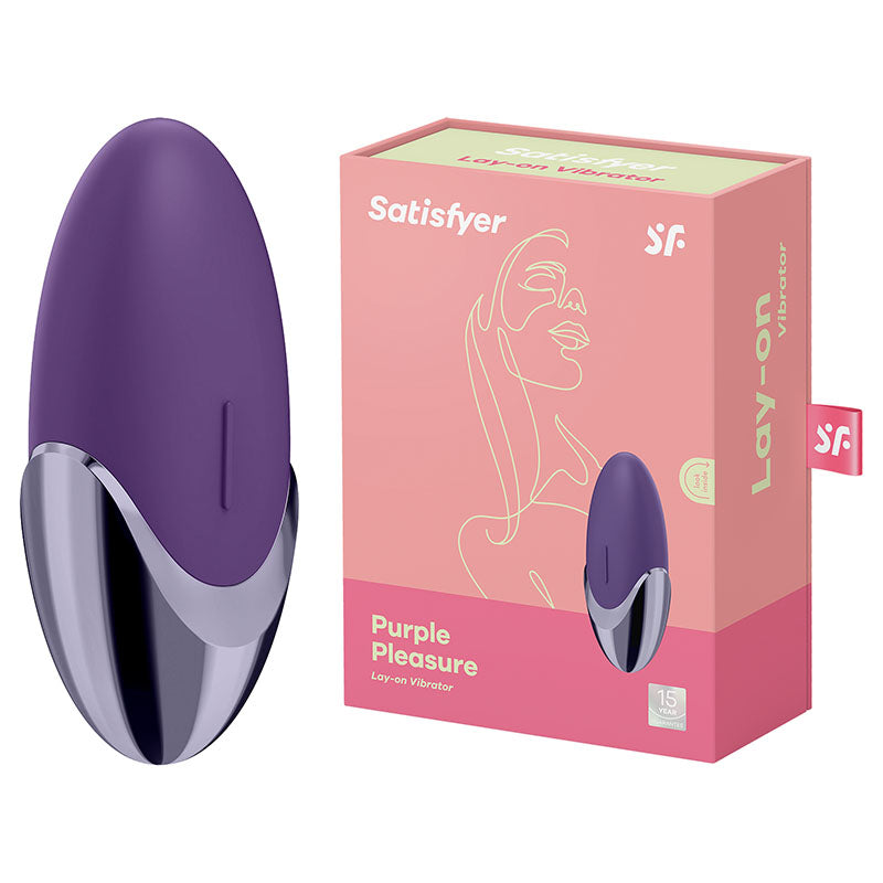 Satisfyer Purple Pleasure - Purple USB Rechargeable Stimulator - Naughty by Nature Adult Store
