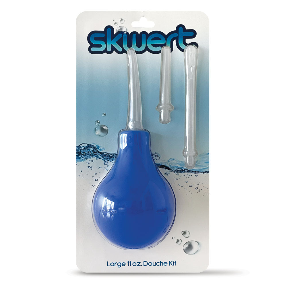 Skwert Medium 11 oz Douche Kit - Blue 325 ml Unisex Douche Kit - Naughty by Nature Adult Store