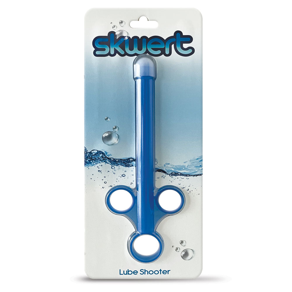 Skwert Lube Shooter - Blue Lube Applicator - 15 ml - Naughty by Nature Adult Store