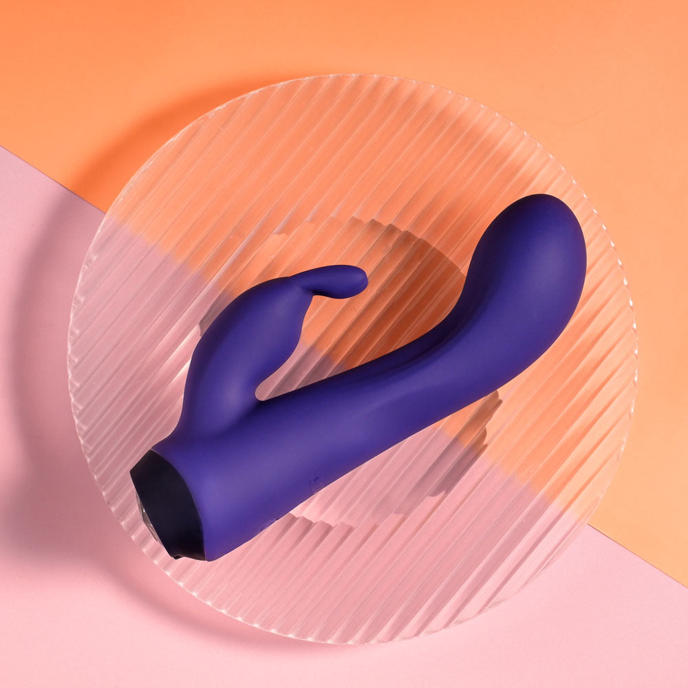 Selopa PLUM JOB - Purple 13.5 cm USB Rechargeable Rabbit Vibrator - Naughty by Nature Adult Store