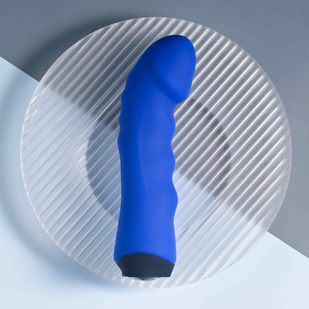 Selopa BLUE BANGER - Blue 13.6 cm USB Rechargeable Vibrator - Naughty by Nature Adult Store