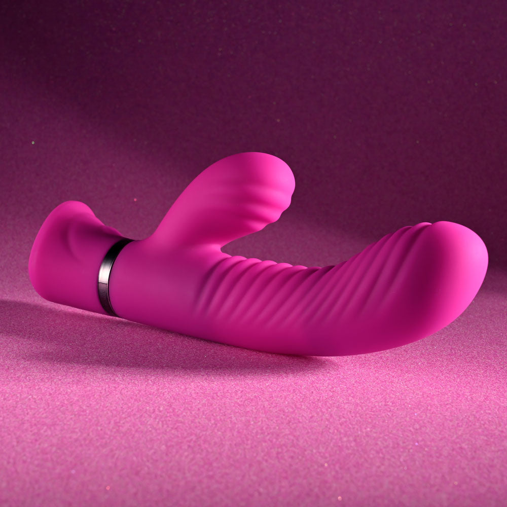 Selopa NEXT WAVE - Pink USB Rechargeable Dual Vibrator - Naughty by Nature Adult Store