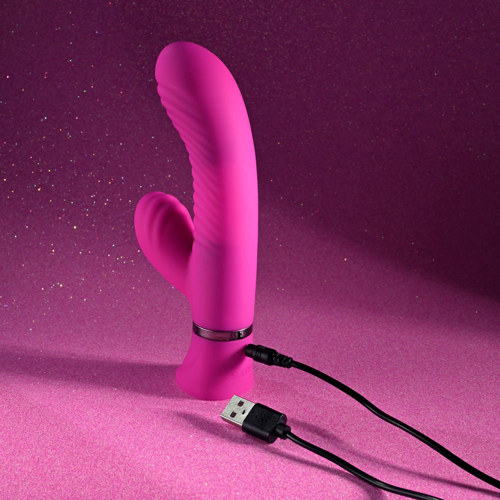 Selopa NEXT WAVE - Pink USB Rechargeable Dual Vibrator - Naughty by Nature Adult Store