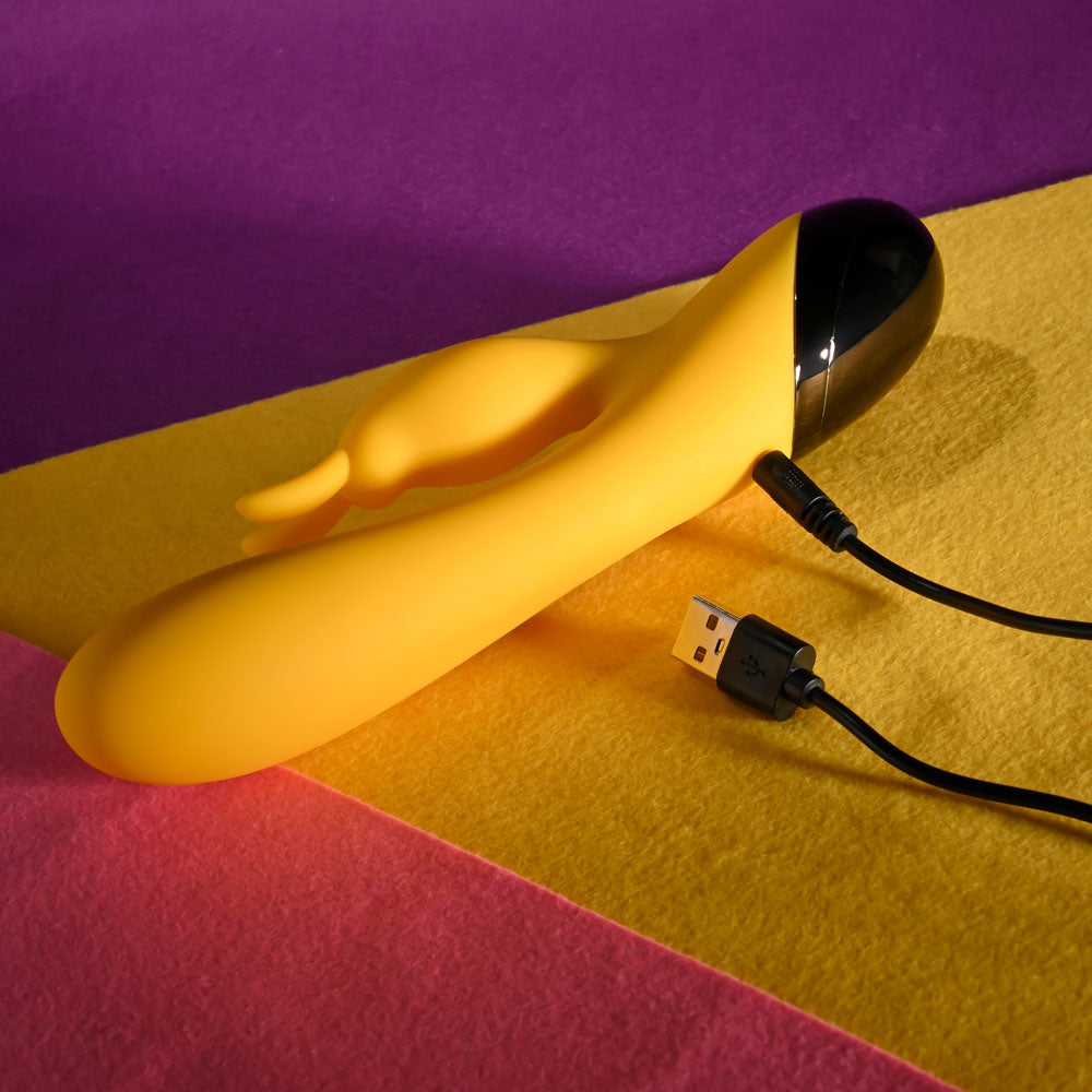 Selopa BUZZZ BUNNY - Yellow 19.7 cm USB Rechargeable Rabbit