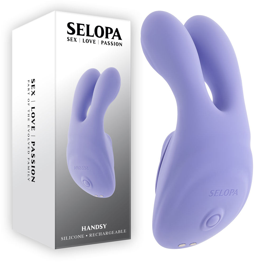 Selopa Handsy Purple USB Rechargeable Layon Stimulator