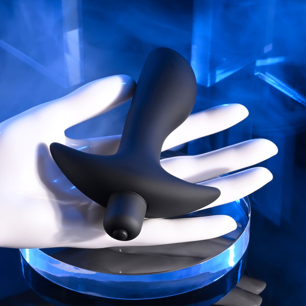 Selopa P-SPOT TRAINER - Black 12.7 cm Vibrating Prostate Massager - Naughty by Nature Adult Store