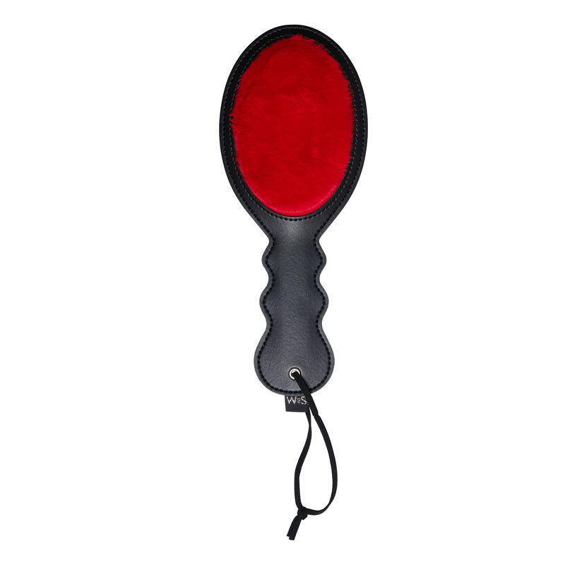 Sex & Mischief Amor Paddle - Red/Black Spanking Paddle - Naughty by Nature Adult Store