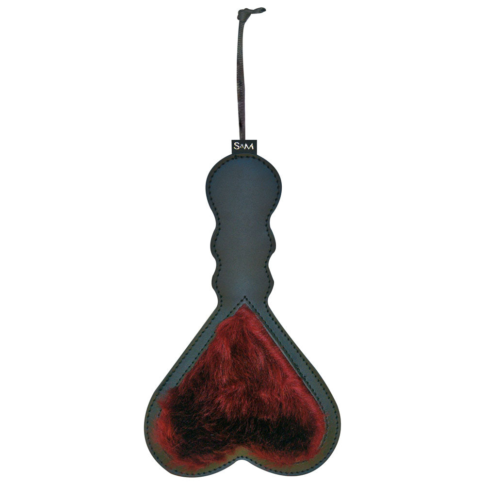 Sex & Mischief Enchanted Heart Paddle - Red/Black Paddle - Naughty by Nature Adult Store