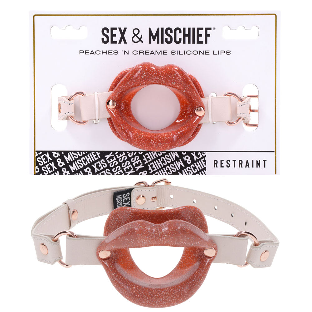 Sex & Mischief Peaches n CreaMe Silicone Lips - Naughty by Nature Adult Store