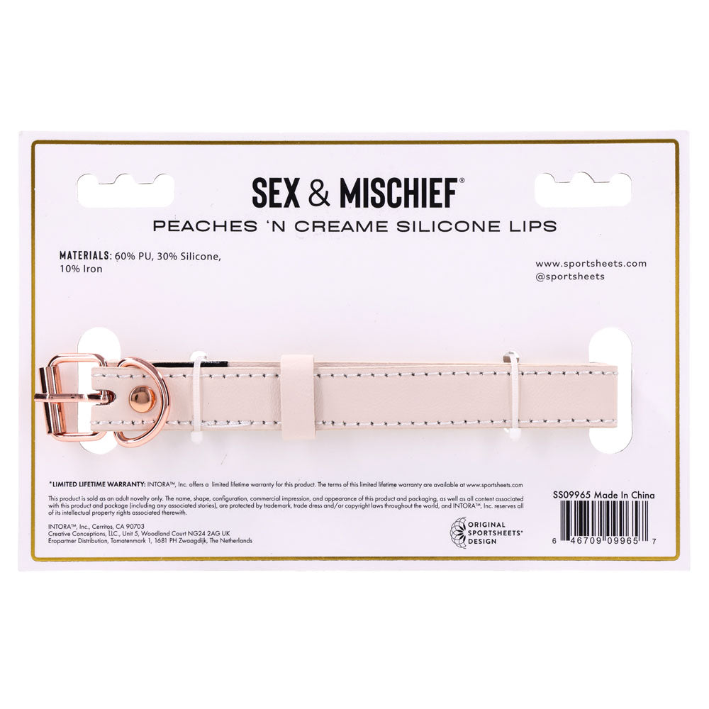 Sex & Mischief Peaches n CreaMe Silicone Lips - Naughty by Nature Adult Store