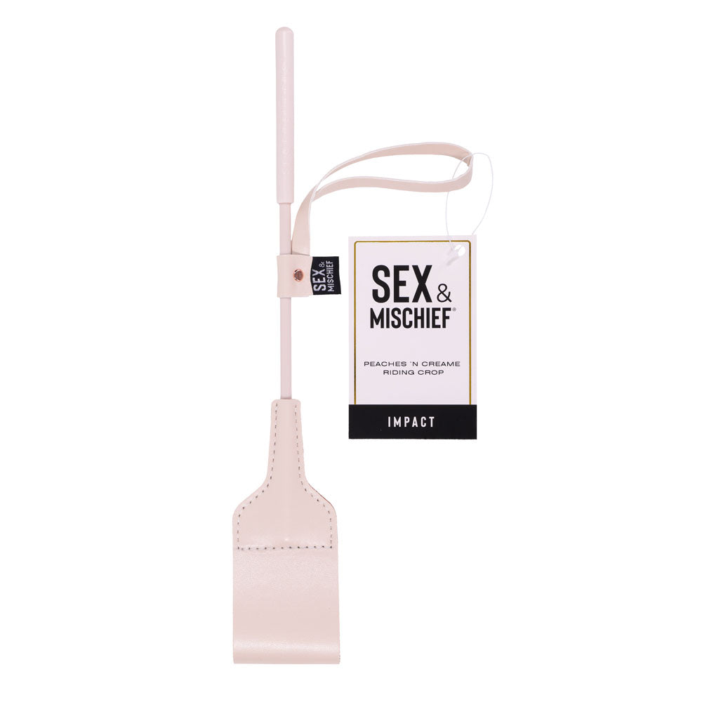 Sex & Mischief Peaches n CreaMe Riding Crop - Naughty by Nature Adult Store