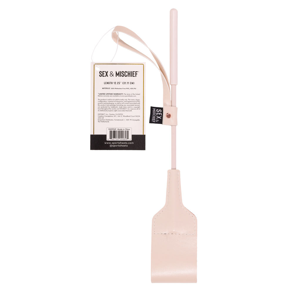 Sex & Mischief Peaches n CreaMe Riding Crop - Naughty by Nature Adult Store
