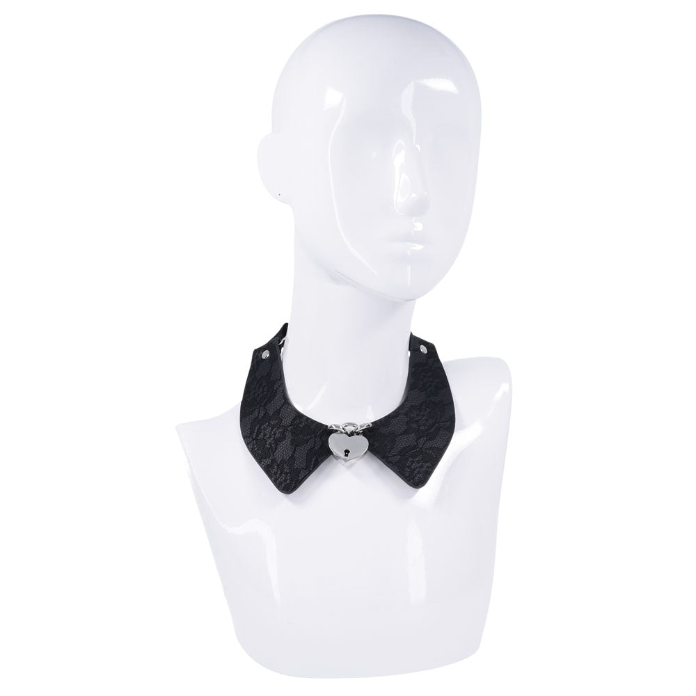 Sex & Mischief Heartbound Lace Day Collar