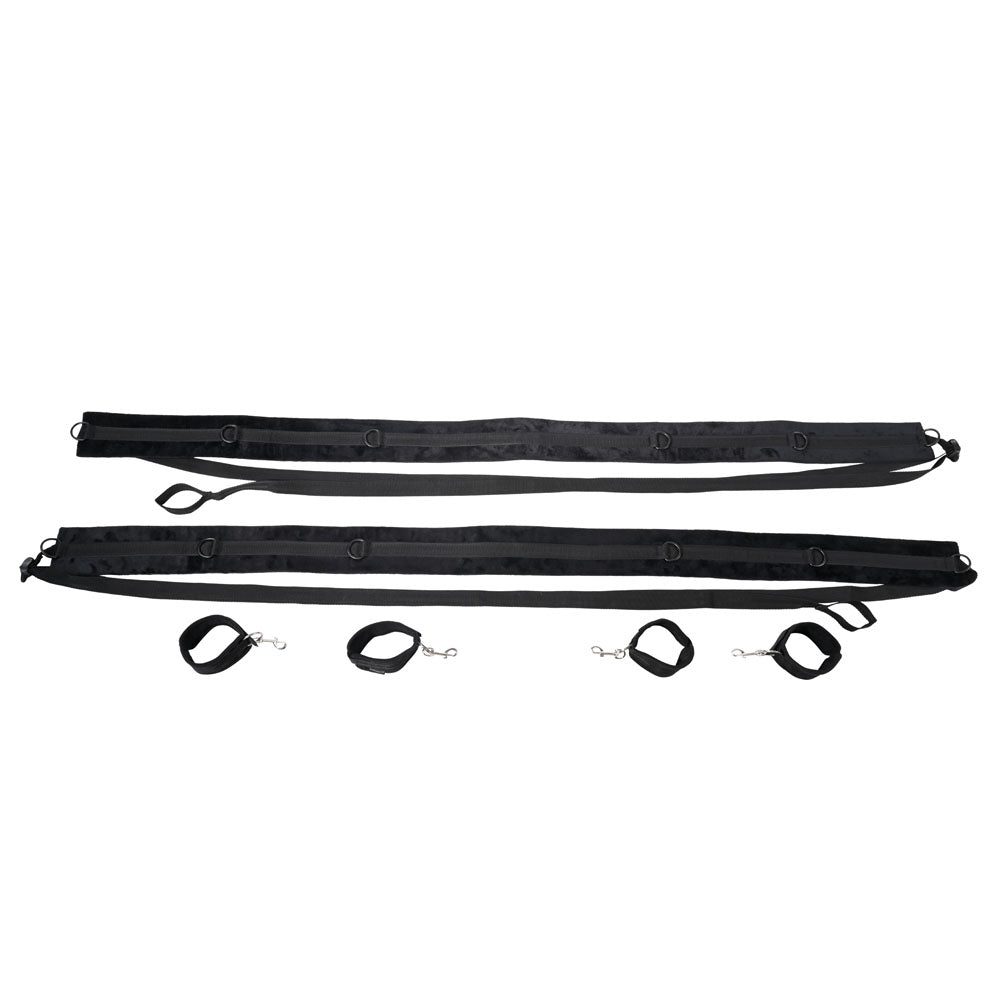 SPORTSHEETS No Matter Where Bondage Restraint System - Bed Restraints - Naughty by Nature Adult Store