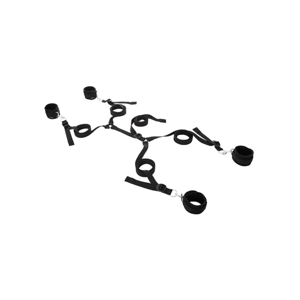 SPORTSHEETS Under The Bed Restraints - Bed Restraint System - Naughty by Nature Adult Store