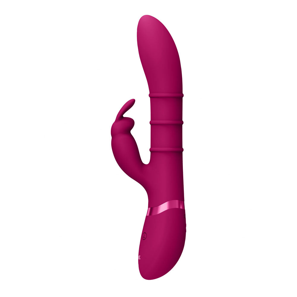VIVE Sora - Pink - Pink 24.2 cm USB Rechargeable Rabbit Vibrator - Naughty by Nature Adult Store