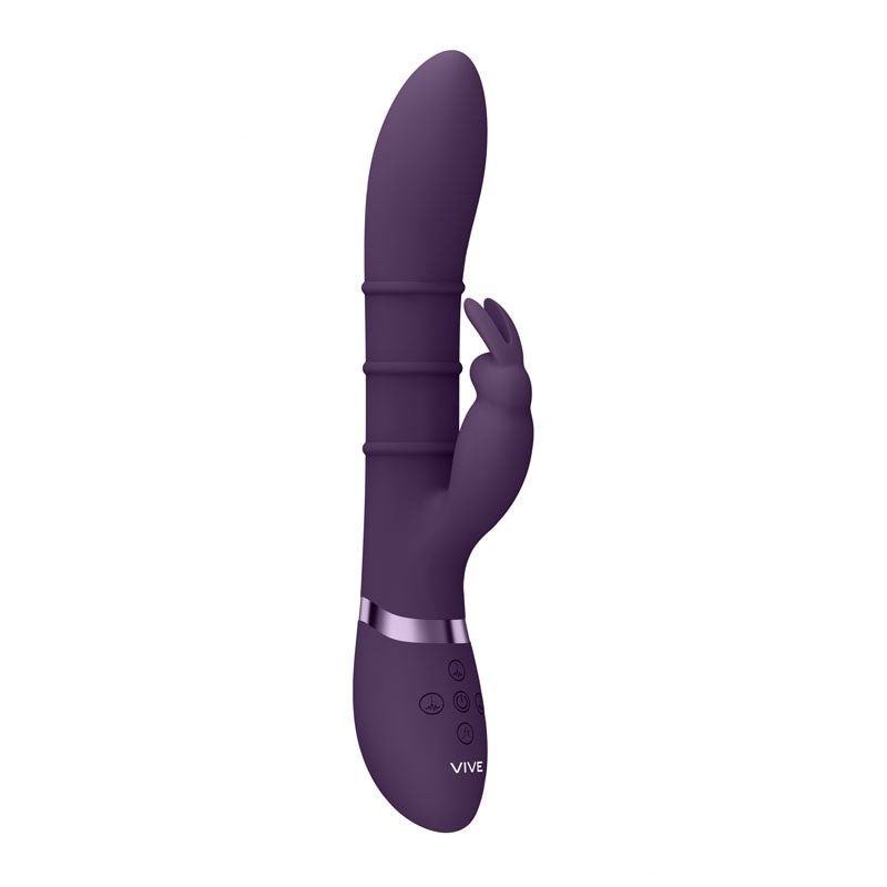 VIVE Sora - Purple - Purple 24.2 cm USB Rechargeable Rabbit Vibrator - Naughty by Nature Adult Store