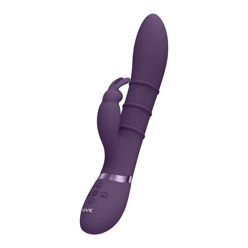 VIVE Sora - Purple - Purple 24.2 cm USB Rechargeable Rabbit Vibrator - Naughty by Nature Adult Store