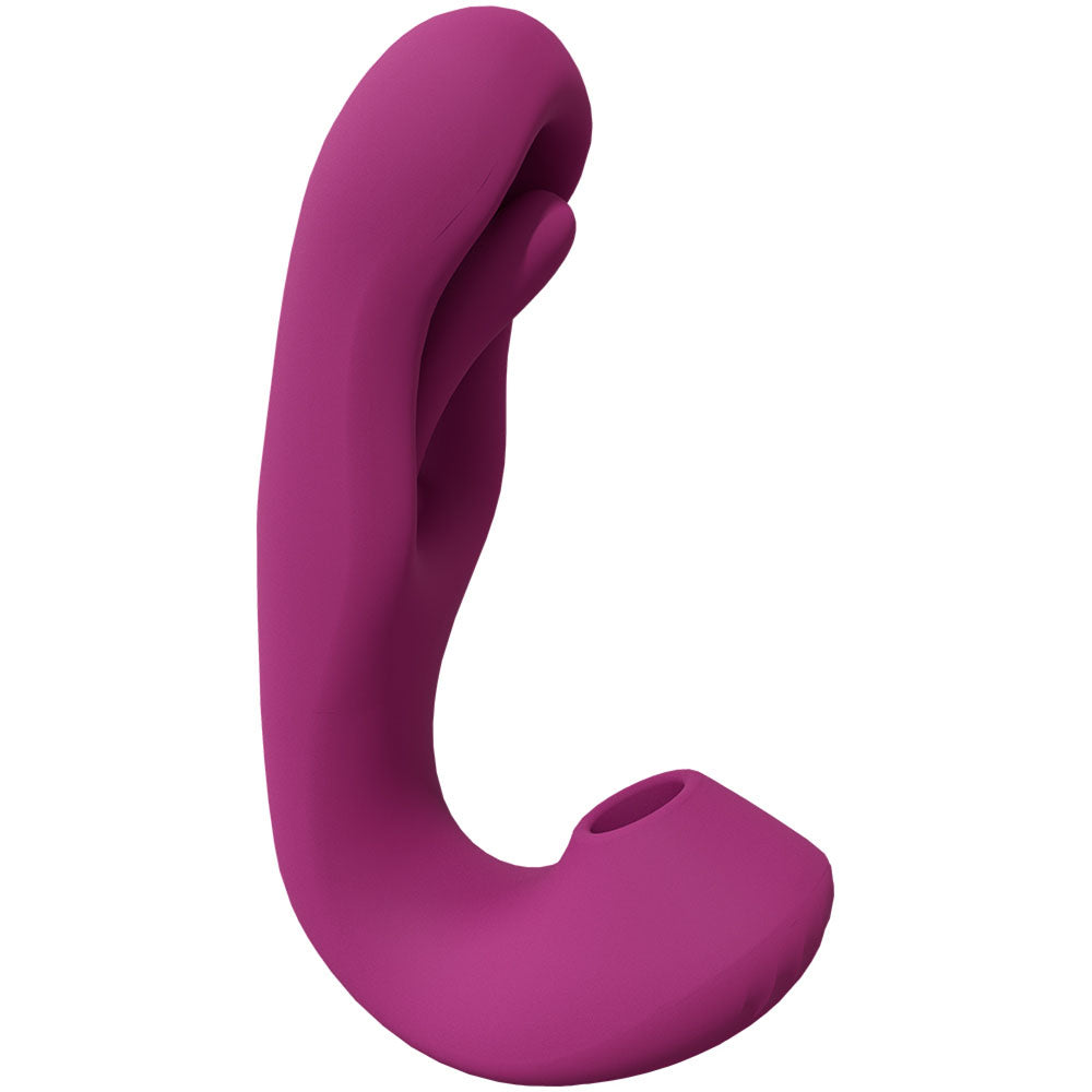 VIVE Yuna - Pink - Pink USB Rechargeable Flapping Vibrator with Air Pulsation - Naughty by Nature Adult Store