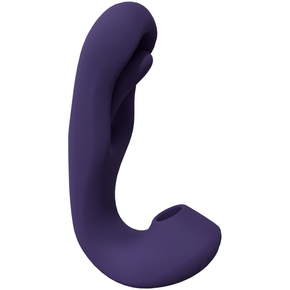 VIVE Yuna - Purple - Purple USB Rechargeable Flapping Vibrator with Air Pulsation - Naughty by Nature Adult Store
