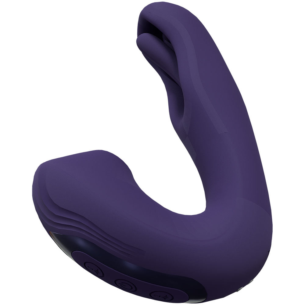 VIVE Yuna - Purple - Purple USB Rechargeable Flapping Vibrator with Air Pulsation - Naughty by Nature Adult Store