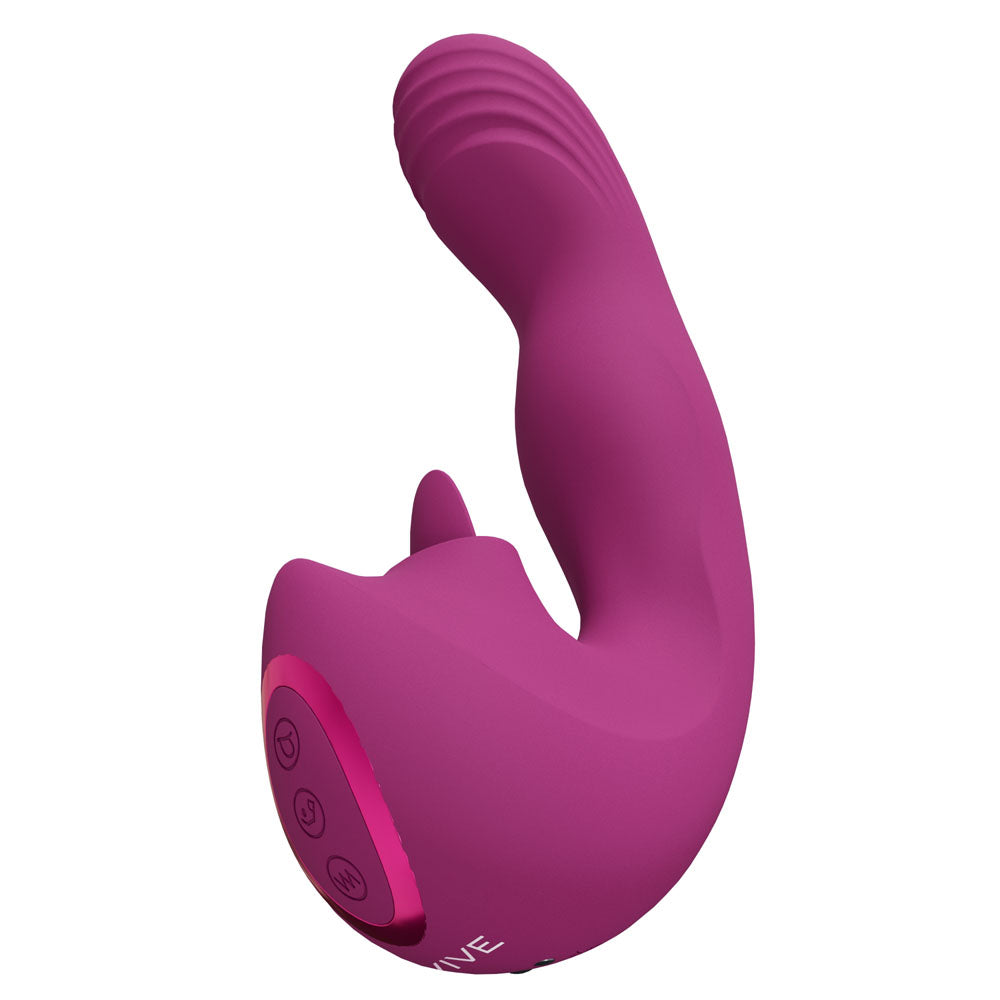 VIVE Yumi - Pink - Pink USB Rechargeable Triple Motor Vibrator - Naughty by Nature Adult Store