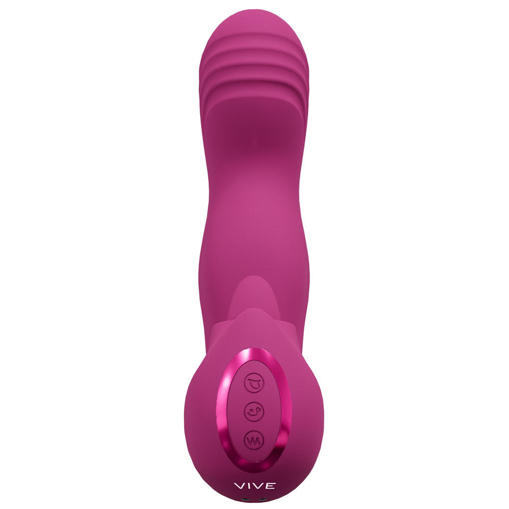VIVE Yumi - Pink - Pink USB Rechargeable Triple Motor Vibrator - Naughty by Nature Adult Store
