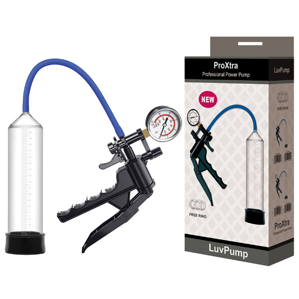LuvPump ProXtra Professional Gauge Power Pump - Pressure Gauge - Naughty by Nature Adult Store
