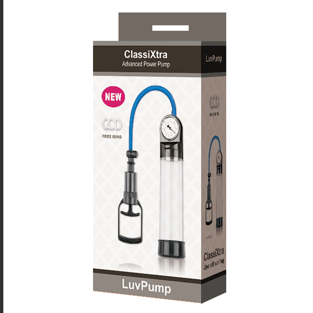 LuvPump ClassiXtra Advanced Power Pump -  Pressure Gauge - Naughty by Nature Adult Store