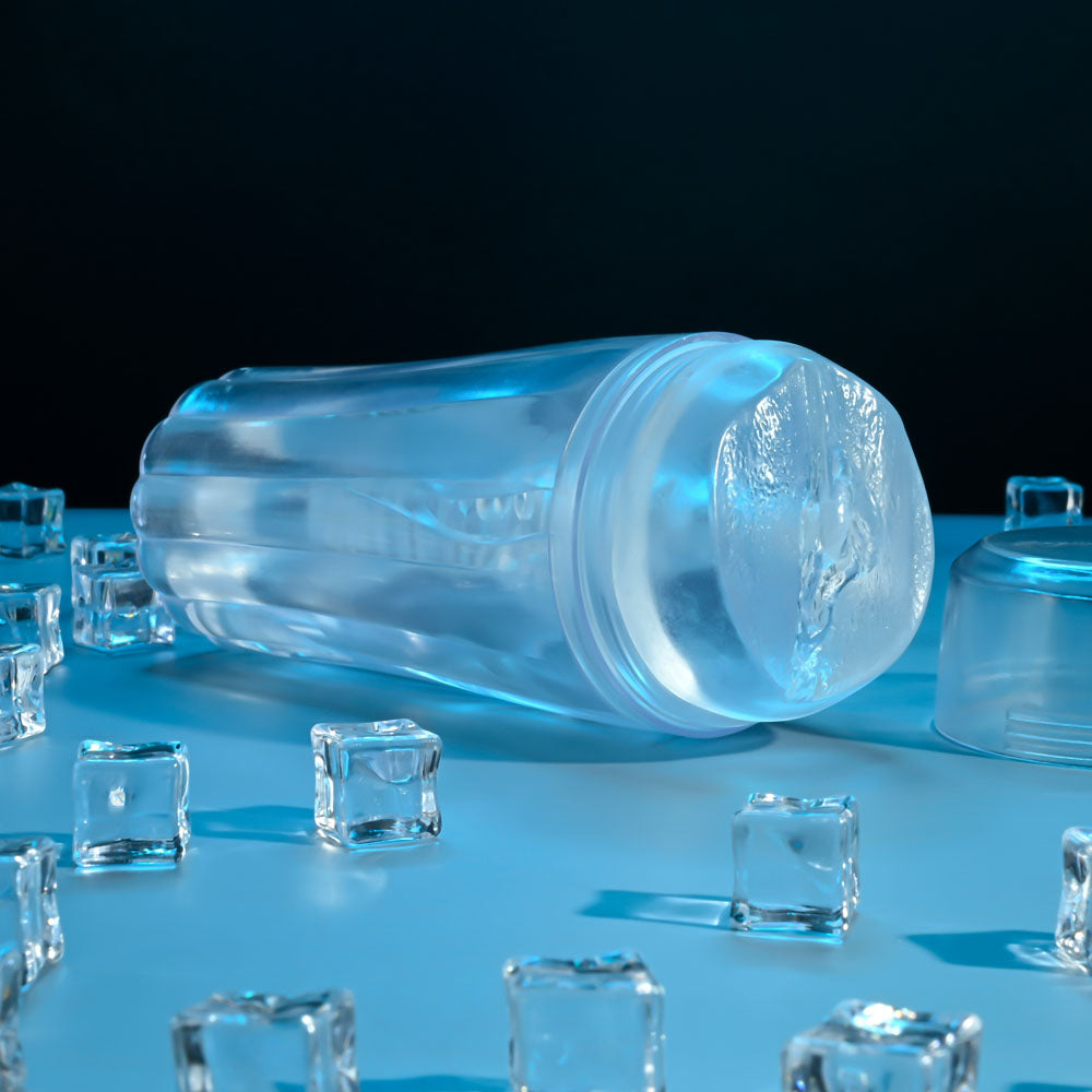 Zero Tolerance THE CLEAR CHOICE - Clear 21 cm Vagina Stroker - Naughty by Nature Adult Store