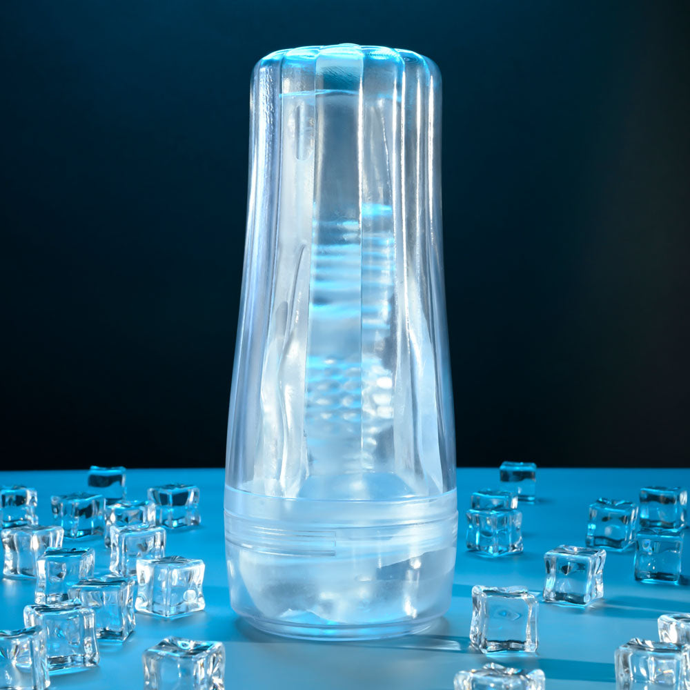 Zero Tolerance THE CLEAR CHOICE - Clear 21 cm Vagina Stroker - Naughty by Nature Adult Store