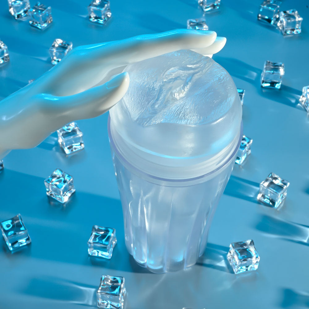 Zero Tolerance THE CLEAR CHOICE - Clear 21 cm Vagina Stroker - Naughty by Nature Adult Store