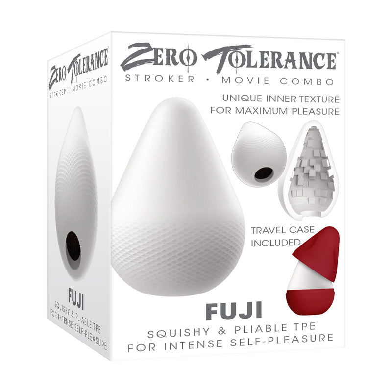 Zero Tolerance FUJI - White Mini Stroker Egg - Naughty by Nature Adult Store