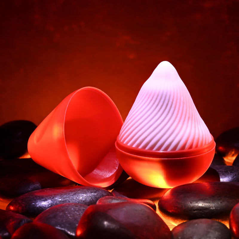 Zero Tolerance VESUVIUS - White Mini Stroker Egg - Naughty by Nature Adult Store