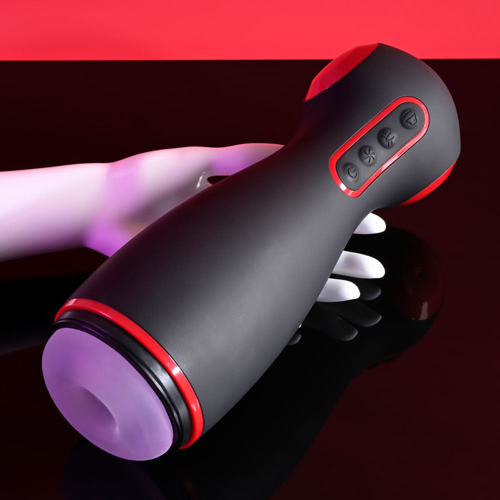 Zero Tolerance TIGHT SQUEEZE - USB Rechargeable Vibrating, Squeezing & Talking Stroker - Naughty by Nature Adult Store