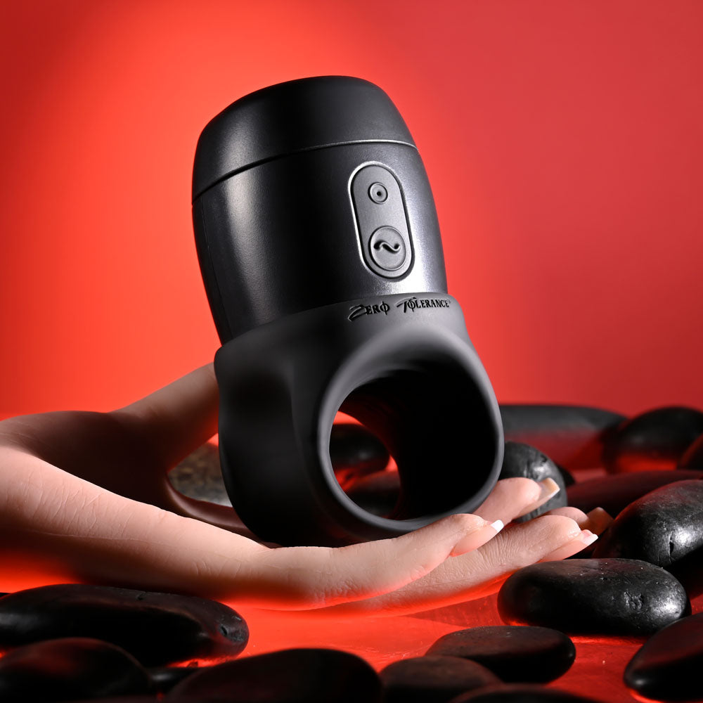 Zero Tolerance WET IT BE - Black USB Rechargeable Vibrating and Self Lubricating Stroker - Naughty by Nature Adult Store