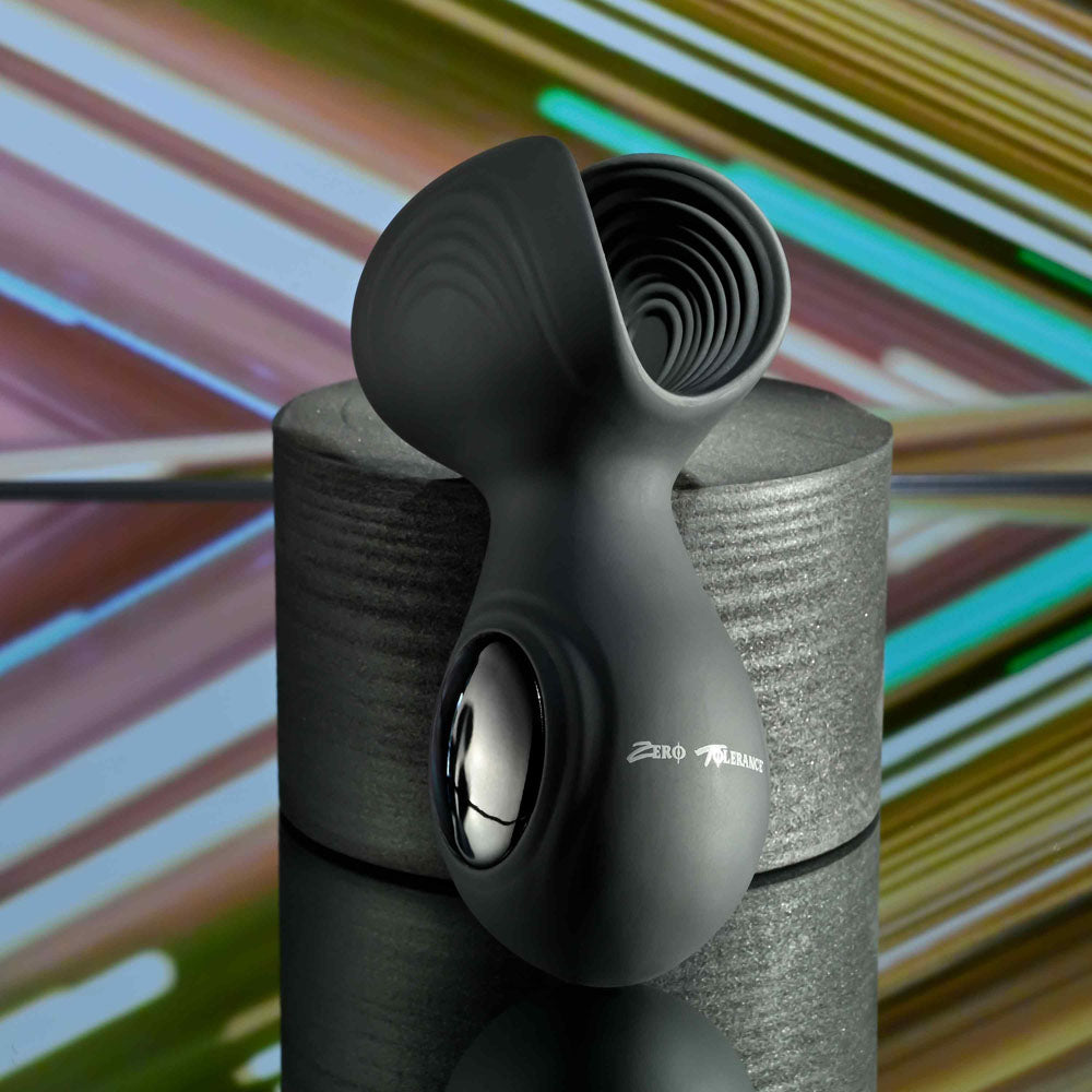 Zero Tolerance HANDY HELPER - Black USB Rechargeable Vibrating Stroker - Naughty by Nature Adult Store