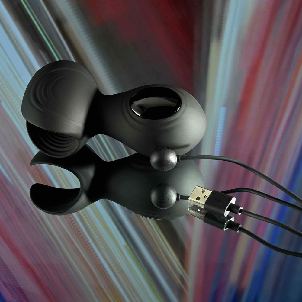 Zero Tolerance HANDY HELPER - Black USB Rechargeable Vibrating Stroker - Naughty by Nature Adult Store