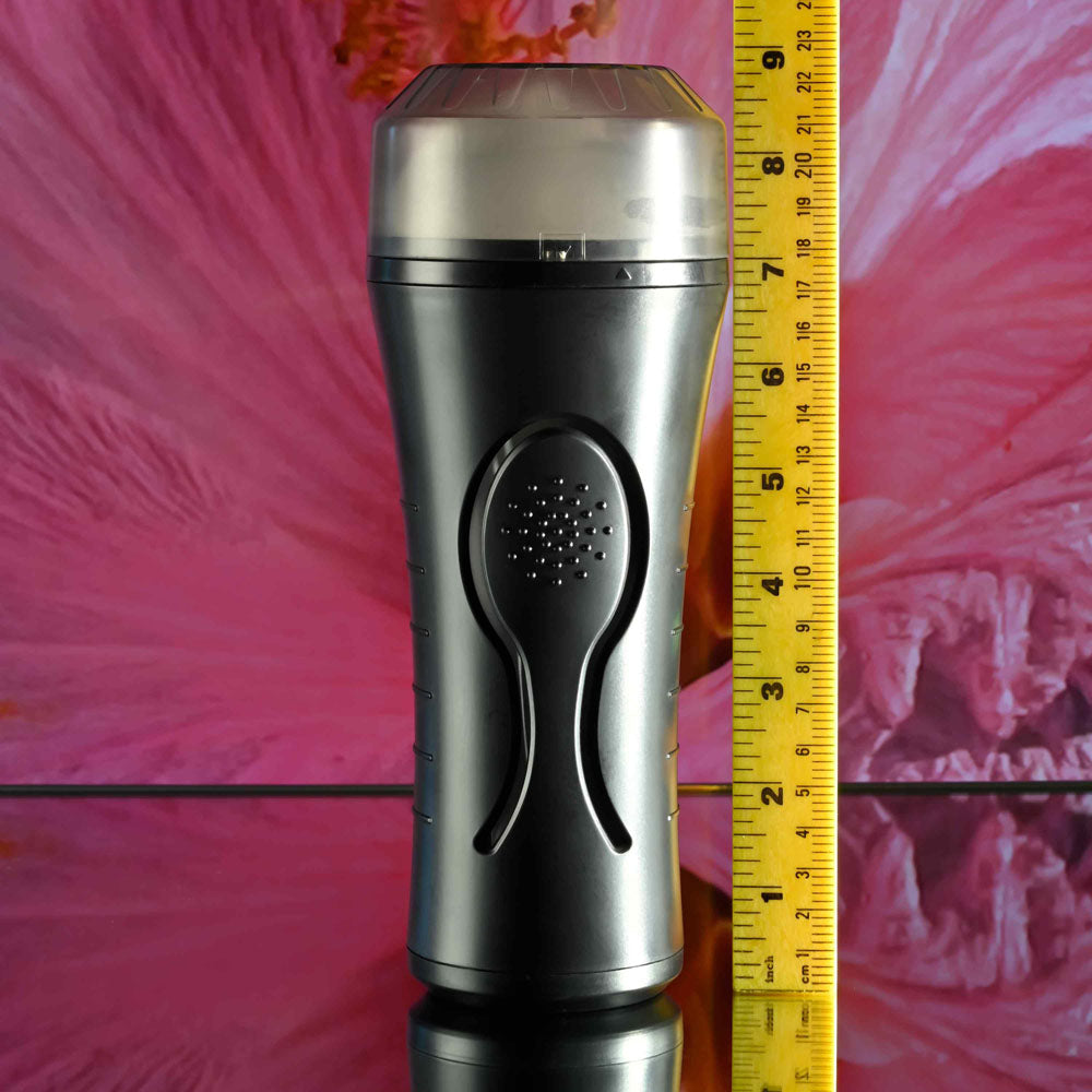 Zero Tolerance HOLD TIGHT - Clear USB Rechargeable Vibrating Vagina Stroker - Naughty by Nature Adult Store
