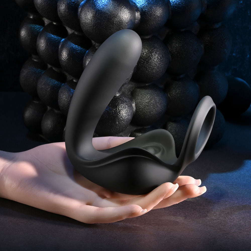 Zero Tolerance Ballin Black Prostate Massager Cock Ring Remote
