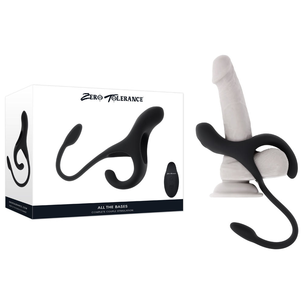 Zero Tolerance All The Bases Vibrating Cock Ring With Remote