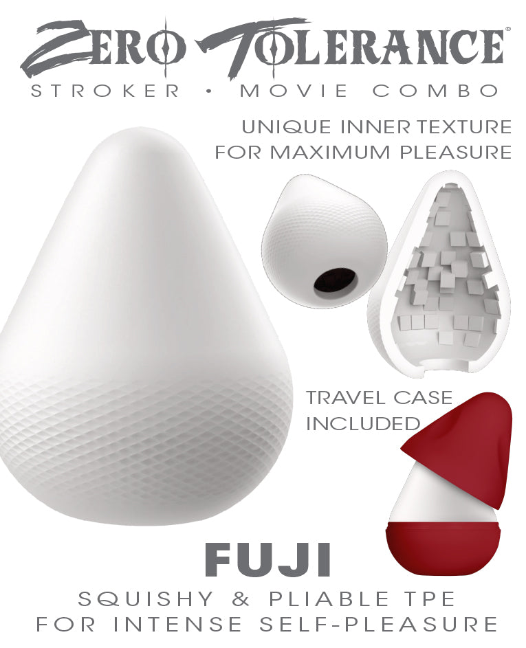 Zero Tolerance FUJI - White Mini Stroker Egg - Naughty by Nature Adult Store