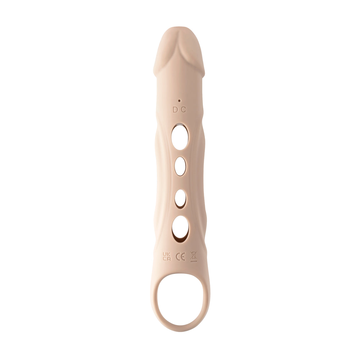 Zero Tolerance BIG BOY EXTENDER - Light - Flesh USB Rechargeable Vibrating Penis Extension Sleeve - Naughty by Nature Adult Store