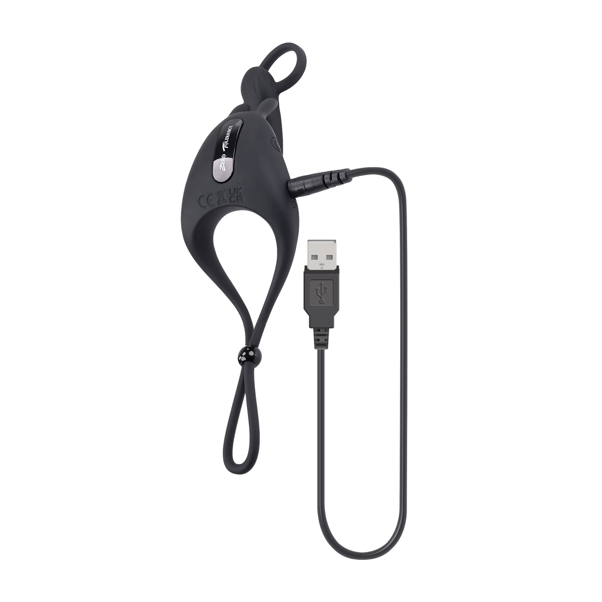 Zero Tolerance SADDLE UP - Black USB Rechargeable Vibrating Cock & Ball Rings - Naughty by Nature Adult Store