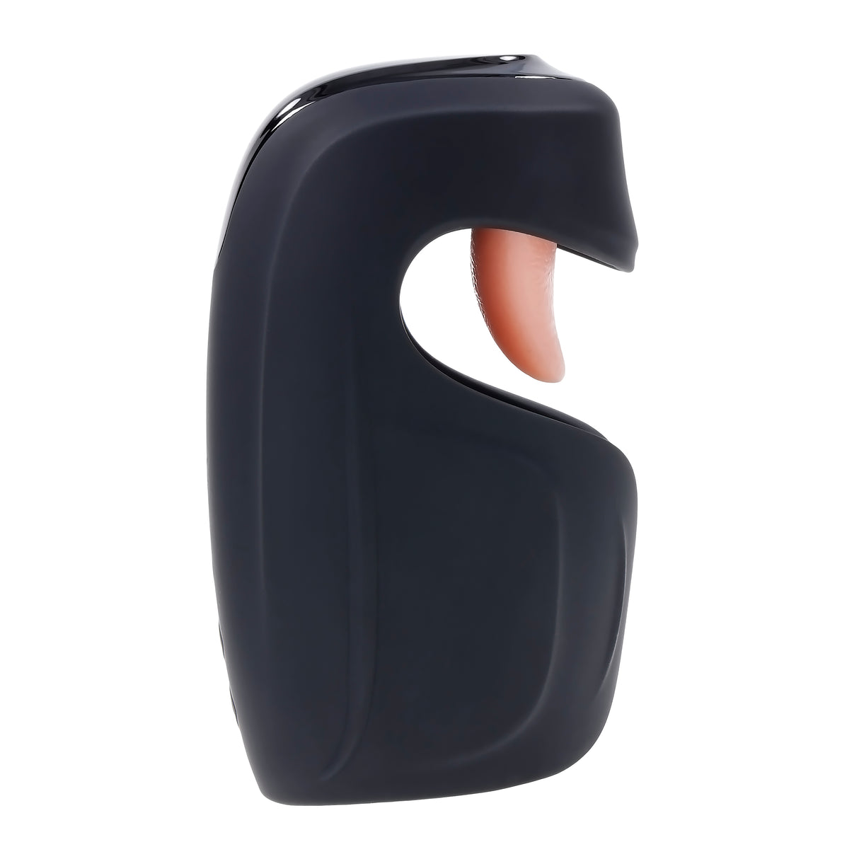 Zero Tolerance LICK THE TIP - Black USB Rechargeable Vibrating & Flicking Masturbator - Naughty by Nature Adult Store