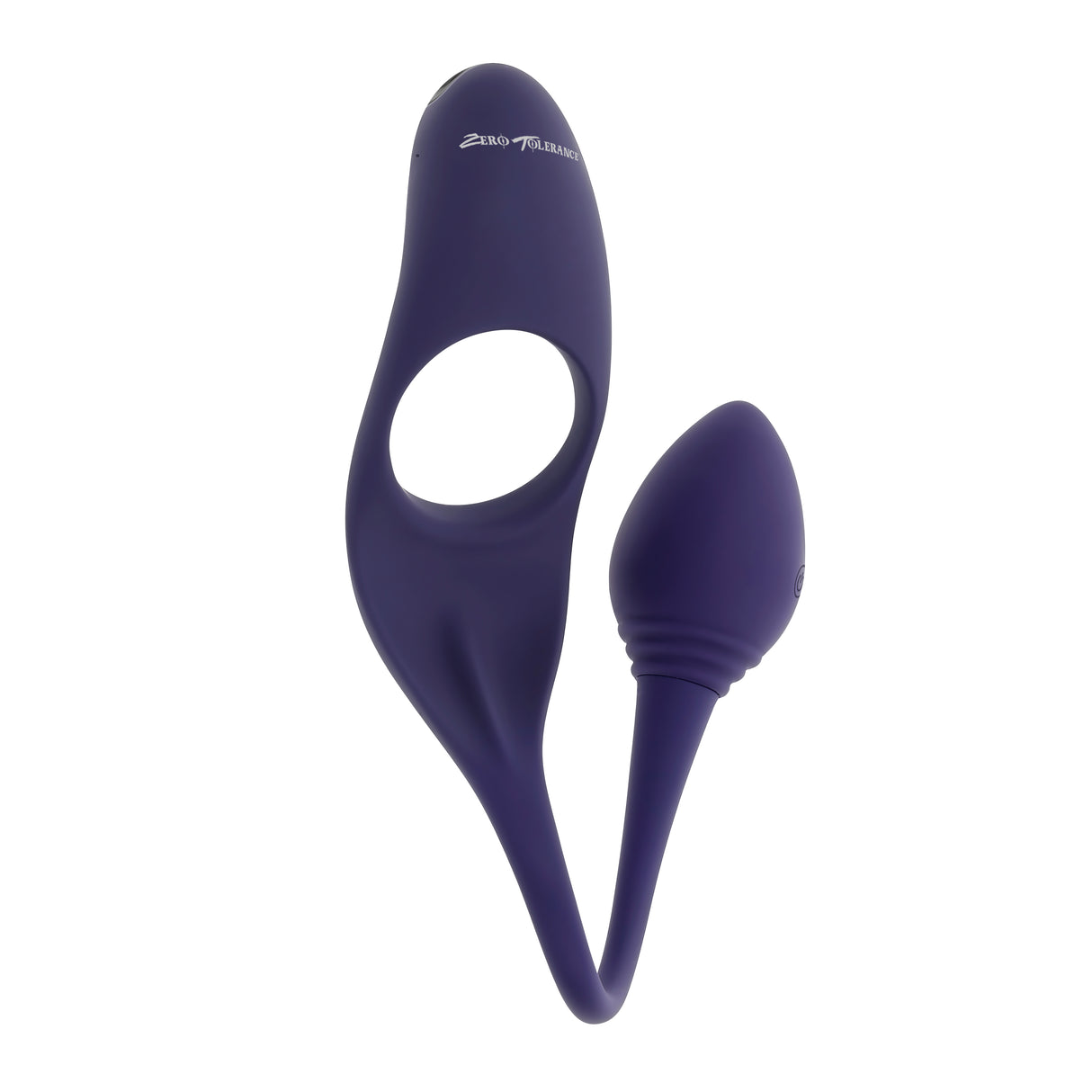 Zero Tolerance TIP TO TAIL - Blue USB Rechargeable Vibrating Butt Plug with Vibrating Cock Ring - Naughty by Nature Adult Store